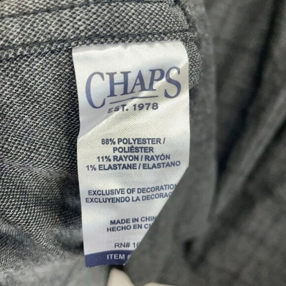 NEW Chaps Men's 3XL Regular Fit Flannel Knit Fleece Shirt - Picture 7 of 10